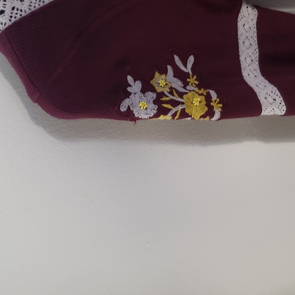 Free People Cozy On Up Embroidered Top - Picture 12 of 12